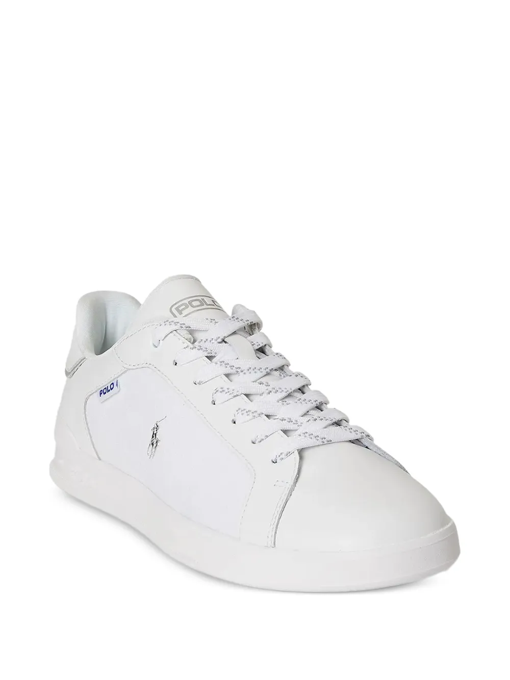 Polo Ralph Lauren logo-embroidered lace-up sneakers Wit