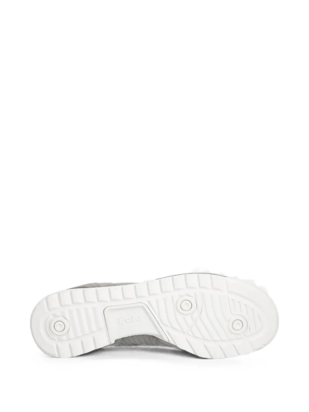 Polo Ralph Lauren logo-embroidered panelled sneakers Grijs
