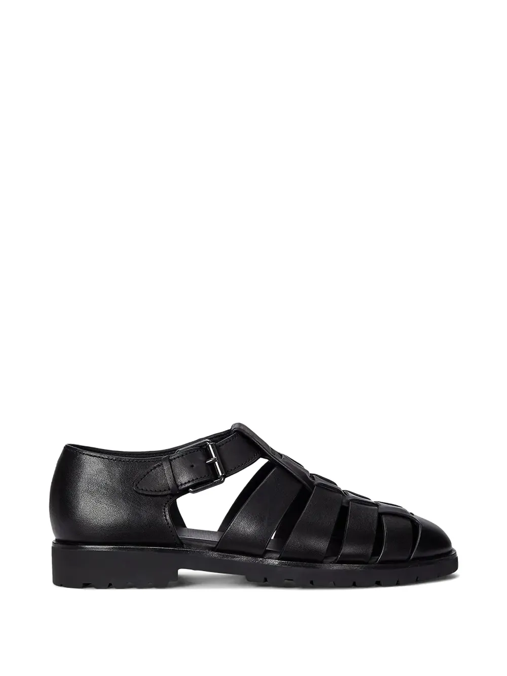 Polo Ralph Lauren leather fisherman sandals - Schwarz