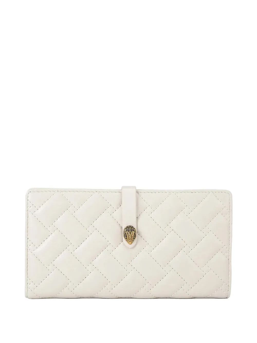 Kurt Geiger London eagle-plaque quilted wallet - Toni neutri