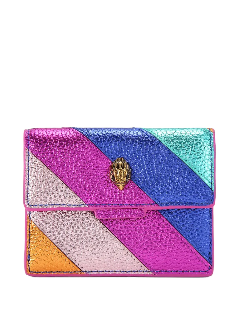Kurt Geiger London Kensington metallic striped wallet - Rosa
