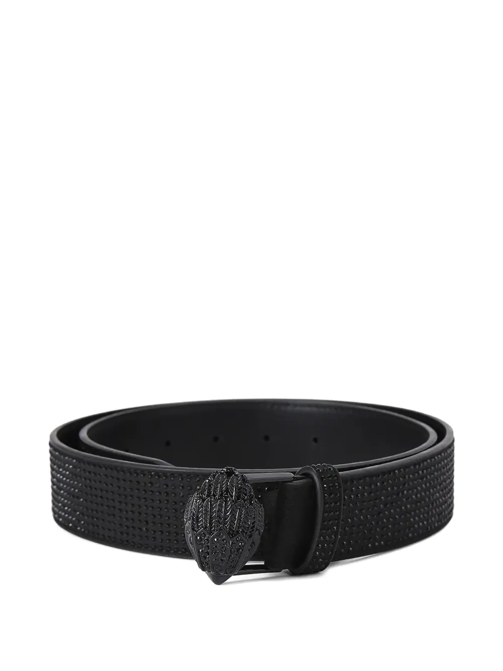 Kurt Geiger London eagle-head crystal-embellished belt - Nero