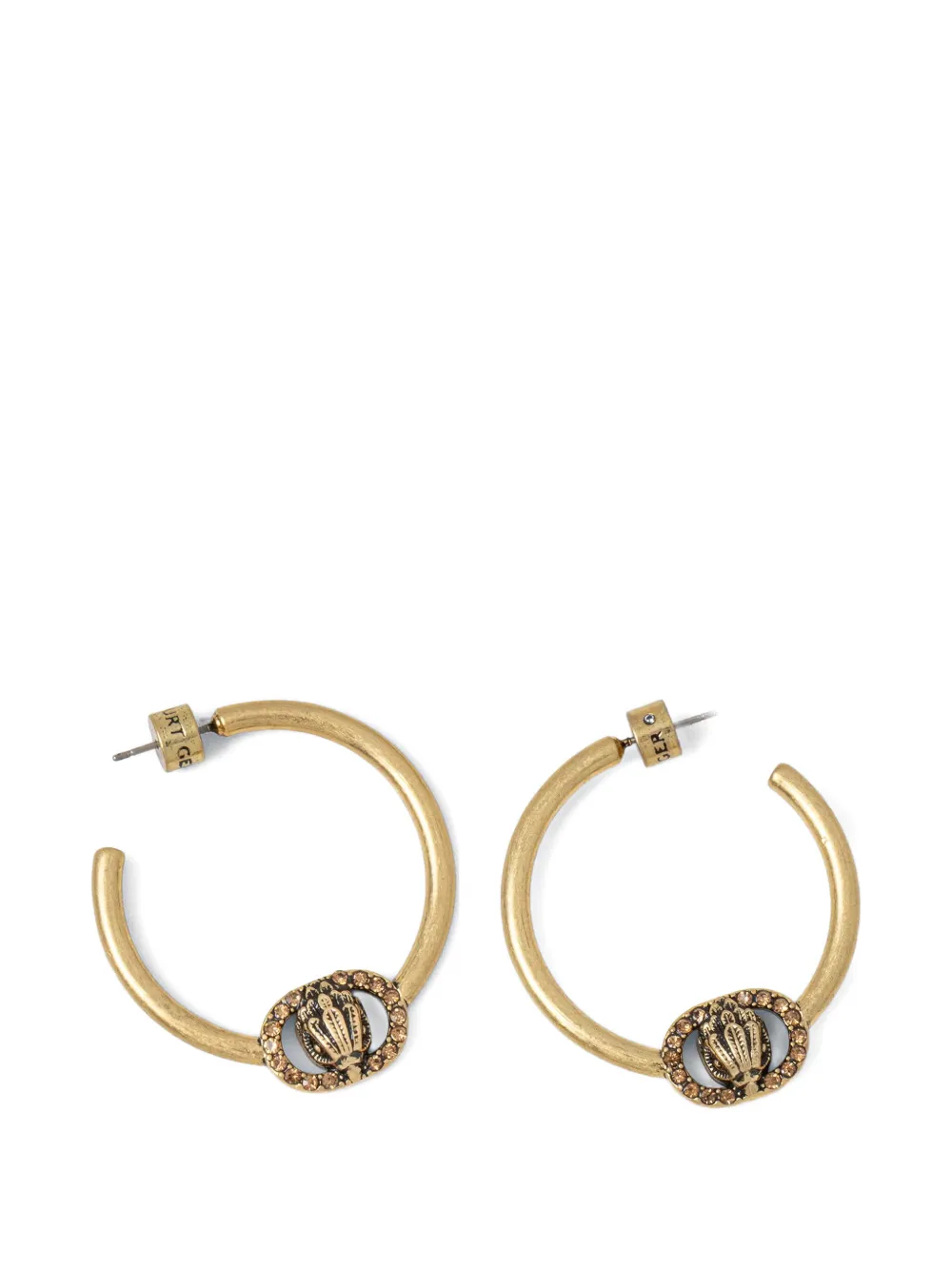 Kurt Geiger London Chelsea hoop earrings - Oro