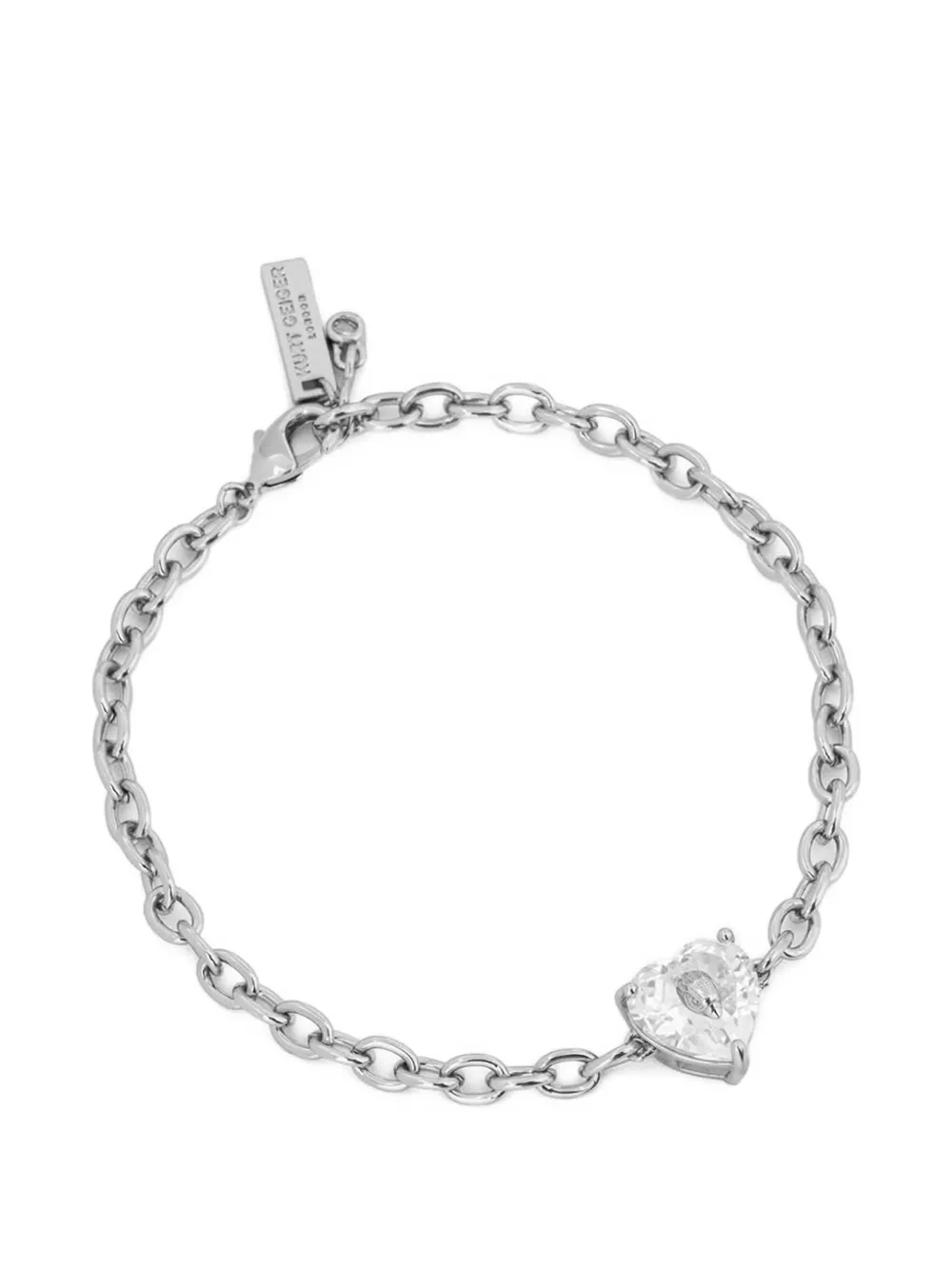 Kurt Geiger London Crystal Heart bracelet - Argento