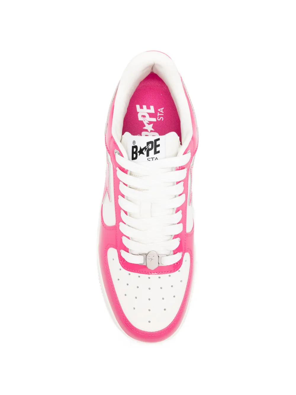 A BATHING APE Bape Sta lakleren sneakers Roze