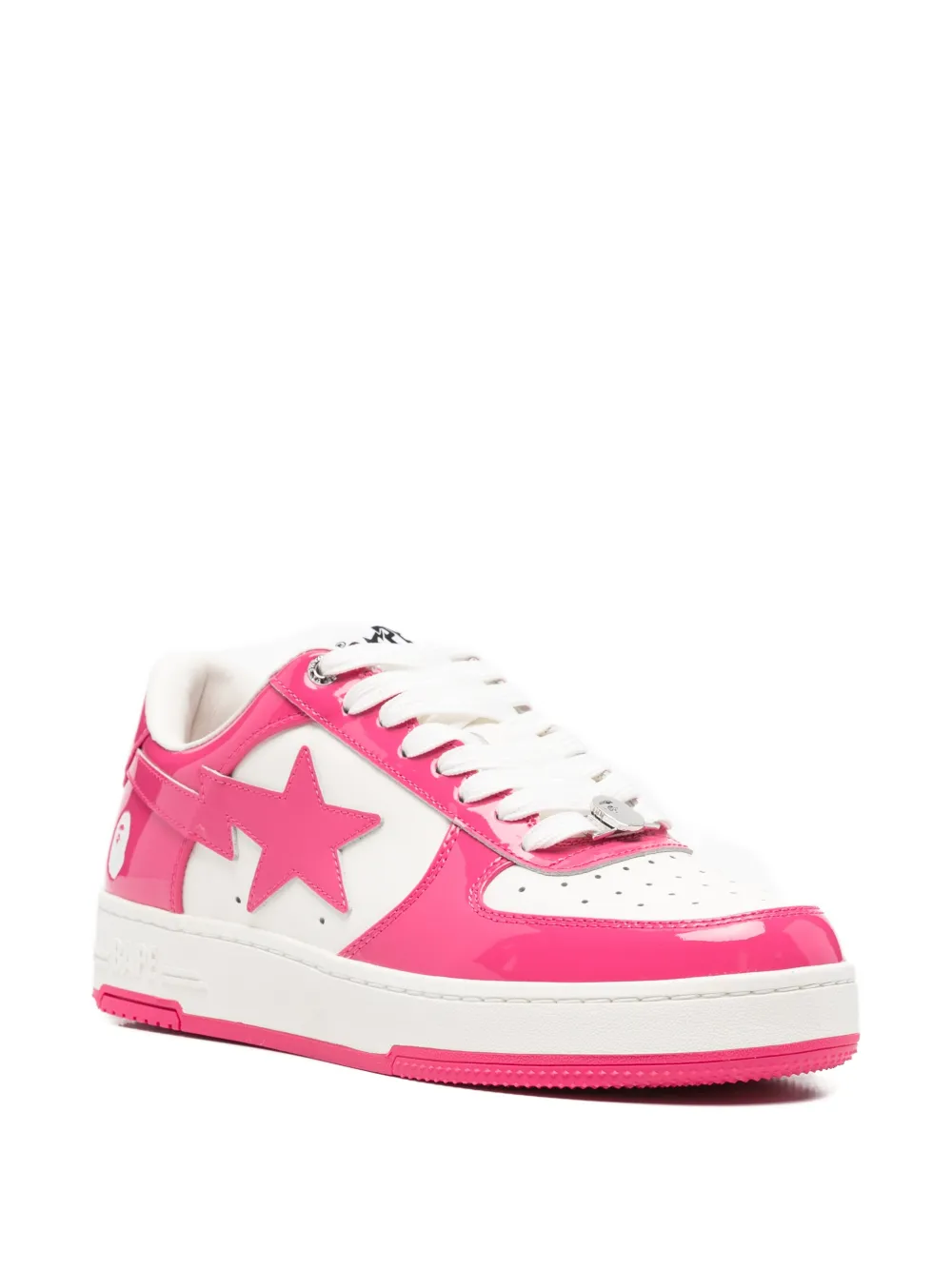 A BATHING APE Bape Sta lakleren sneakers Roze