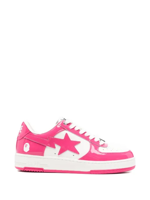 A BATHING APE® Bape Sta patent-leather sneakers