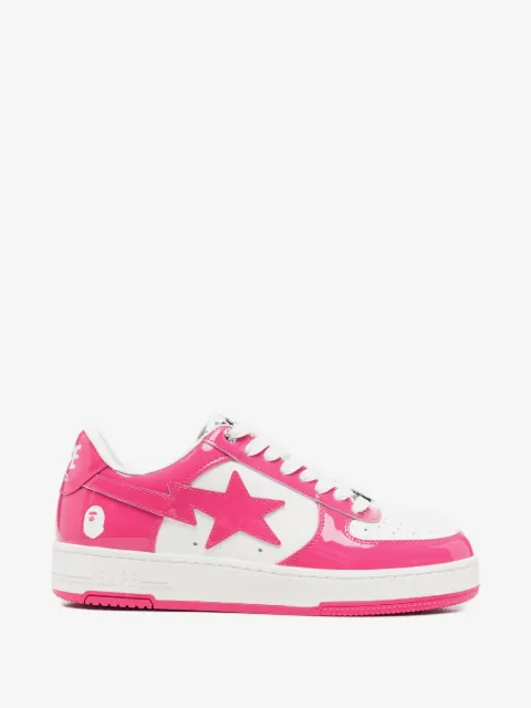 A BATHING APE® Bape Sta patent-leather sneakers