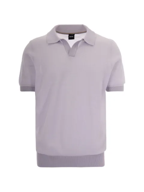BOSS Kurzärmeliges Piqué-Poloshirt