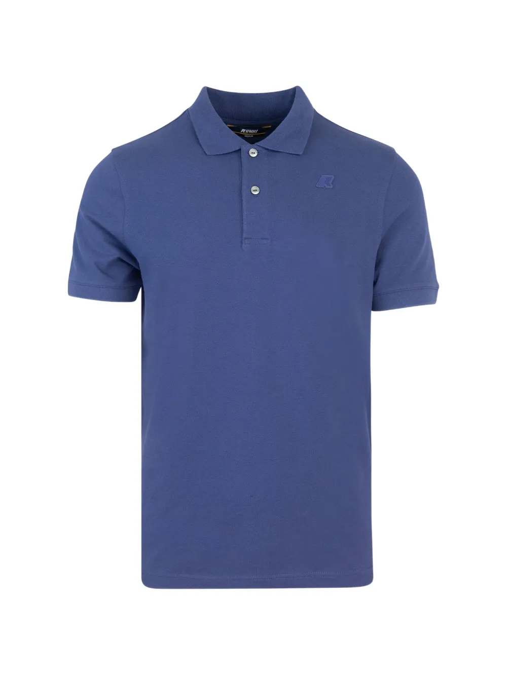 K-Way Amedee Piquet logo-patch polo shirt - Blu