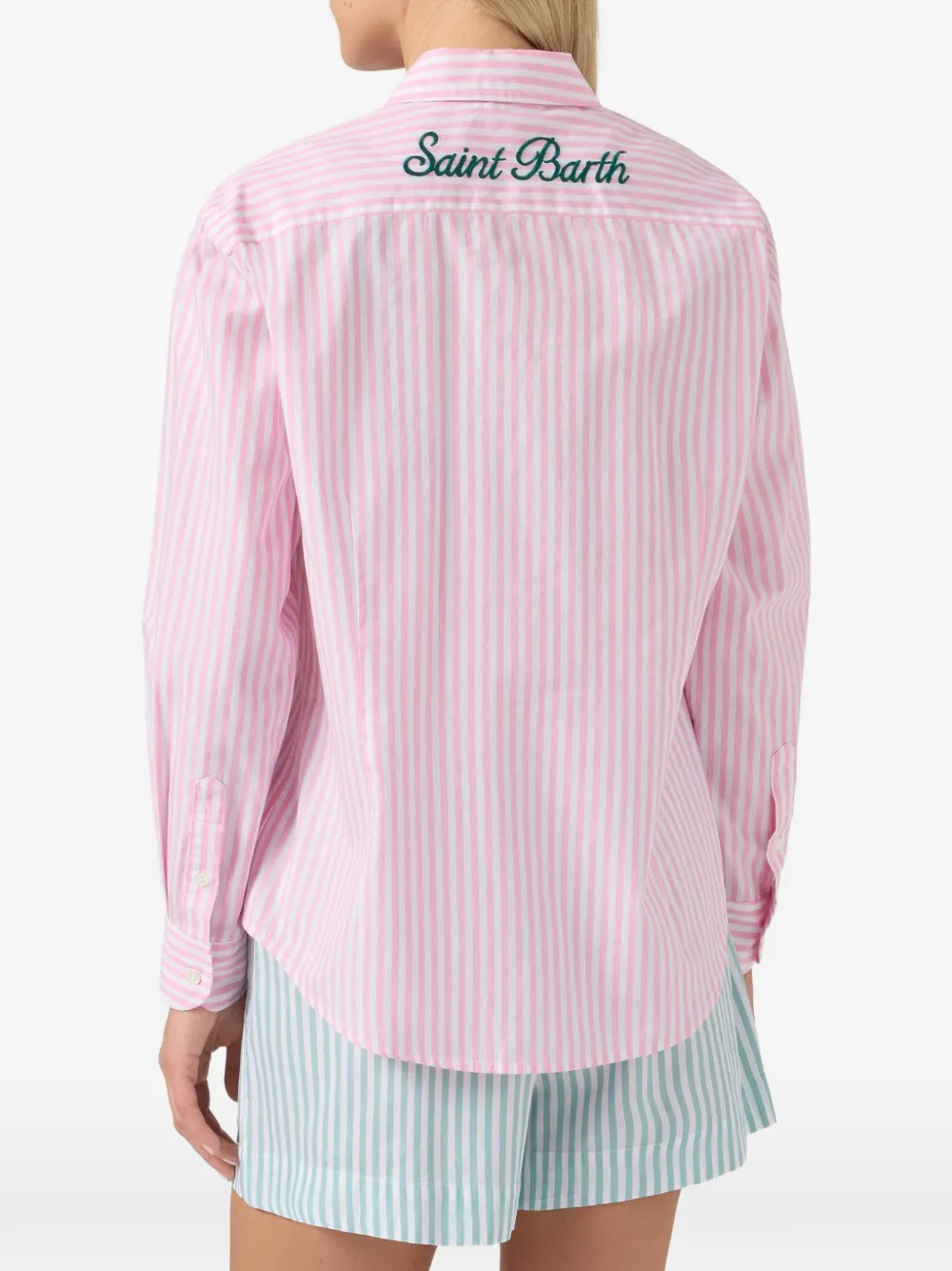 MC2 Saint Barth Gestreept blouse met lange mouwen Roze