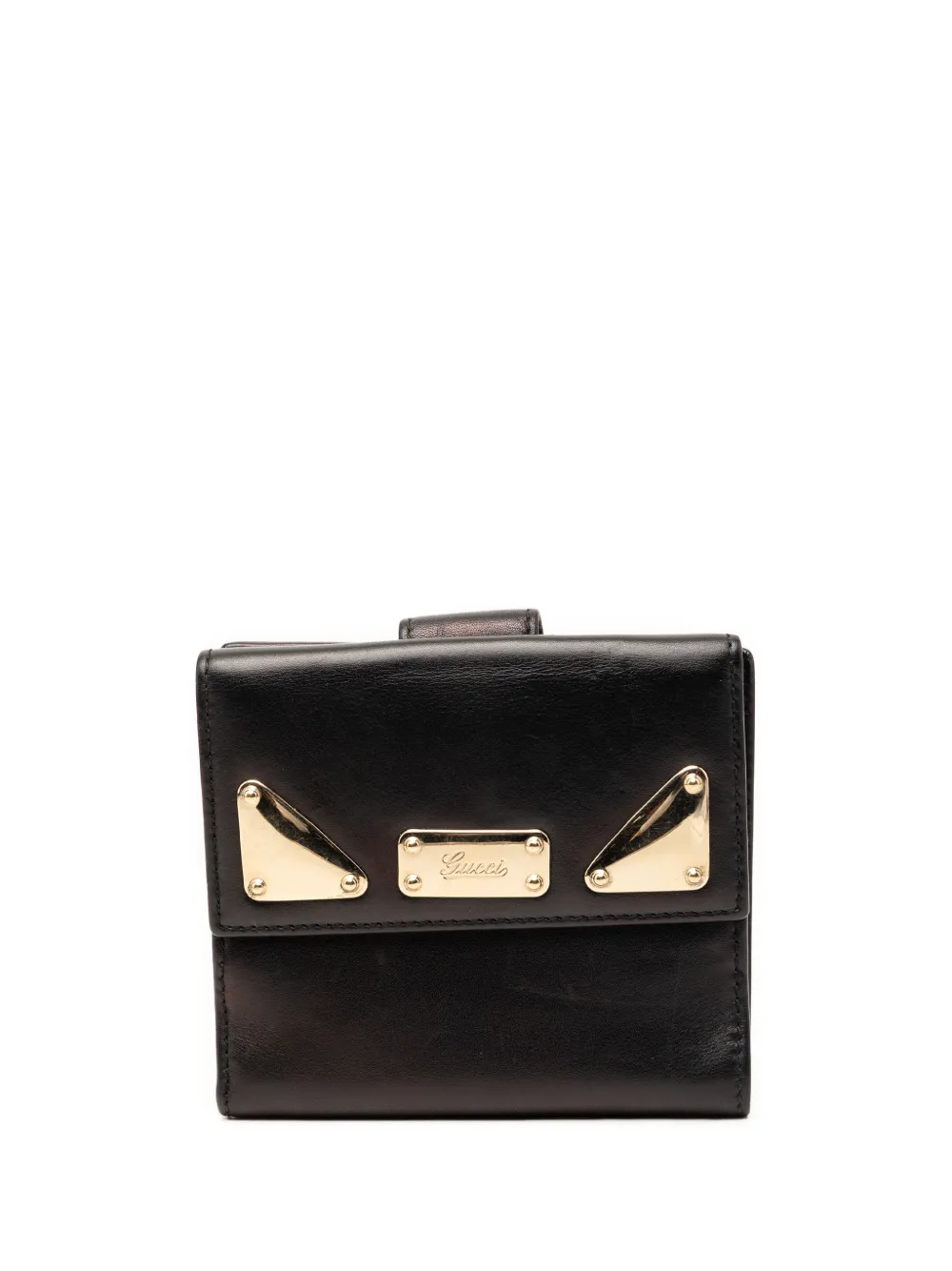 Gucci Pre-Owned 2000-2015 Calfskin Indy Bifold Wallet small wallets - Nero