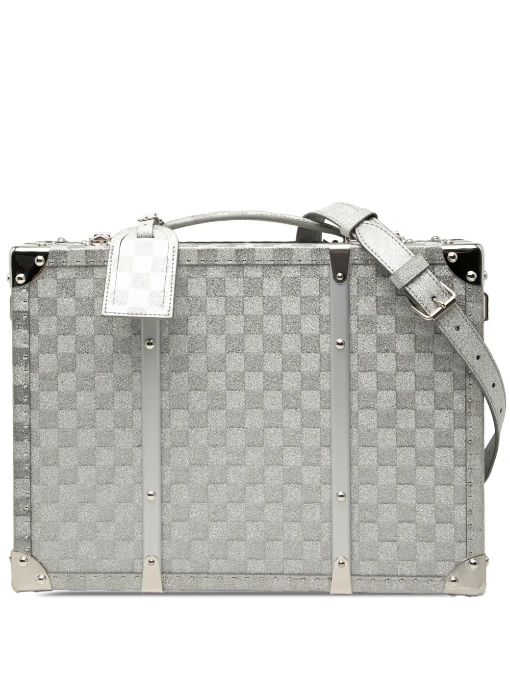 Louis Vuitton Pre-Owned 2023 Damier Glitter Briefcase Trunk travel bag - Argento