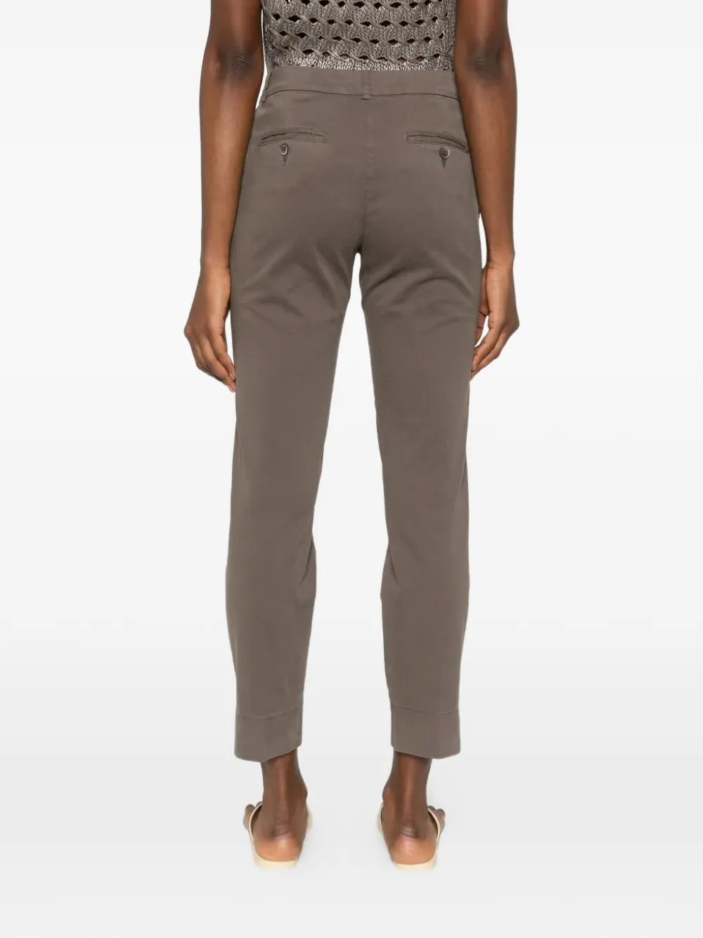 Peserico Straight broek Bruin
