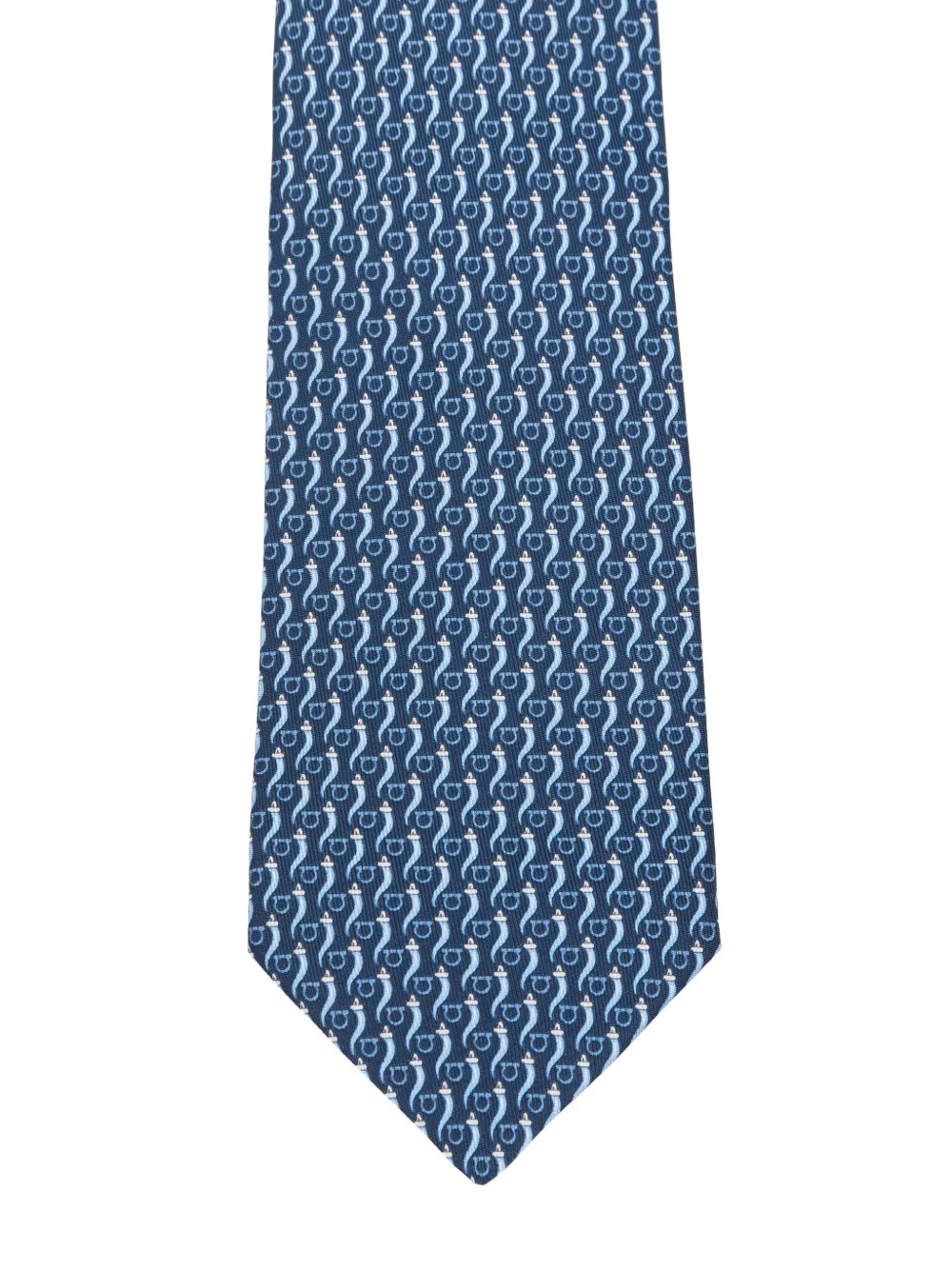 Ferragamo Zijden stropdas Blauw