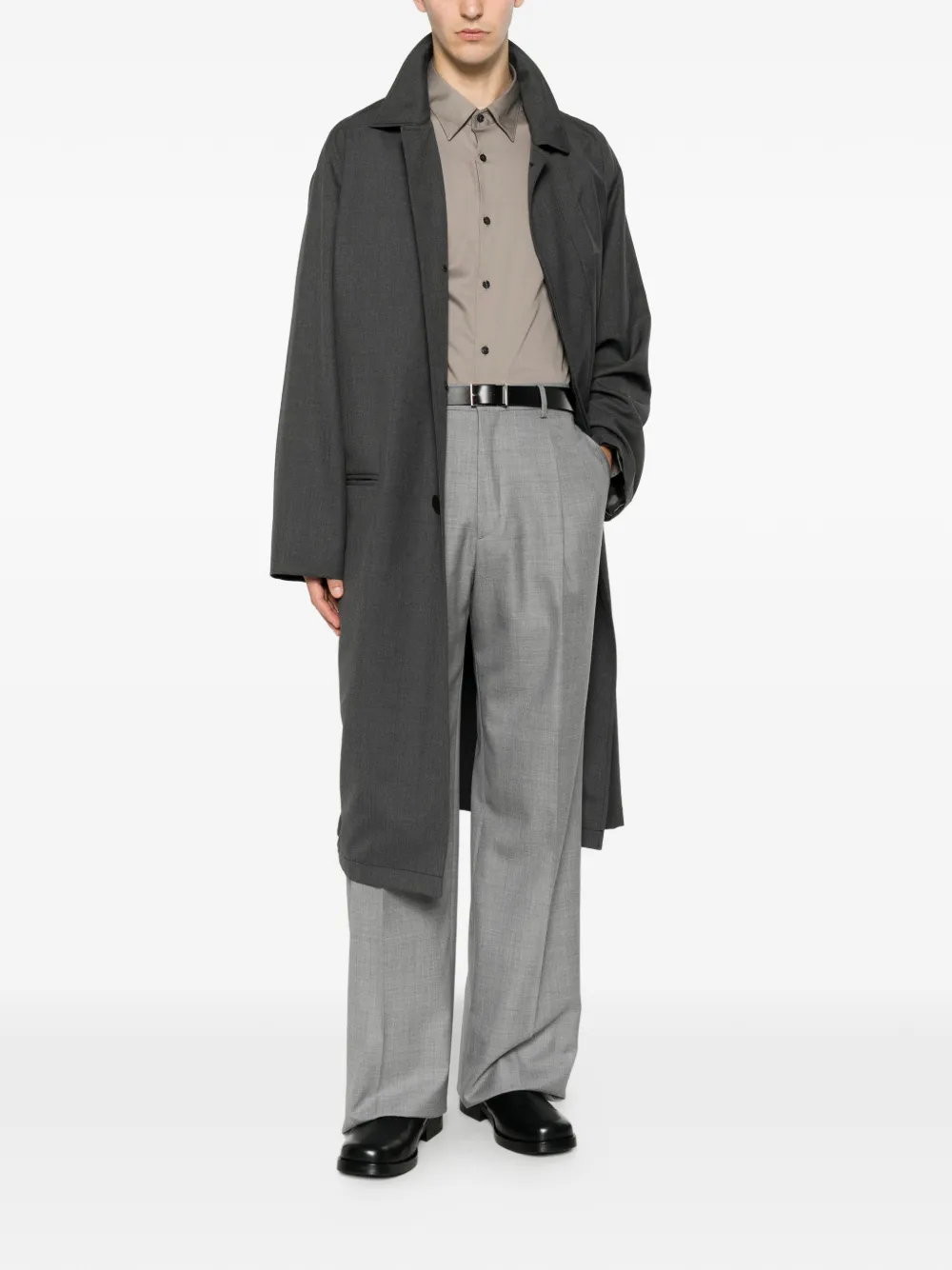Emporio Armani Button-down overhemd Beige
