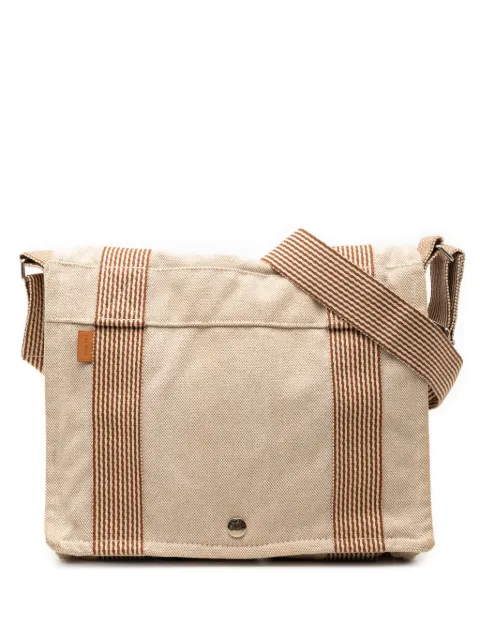 Hermès Pre-Owned bolsa crossbody Herline Besace MM de lona del siglo XX