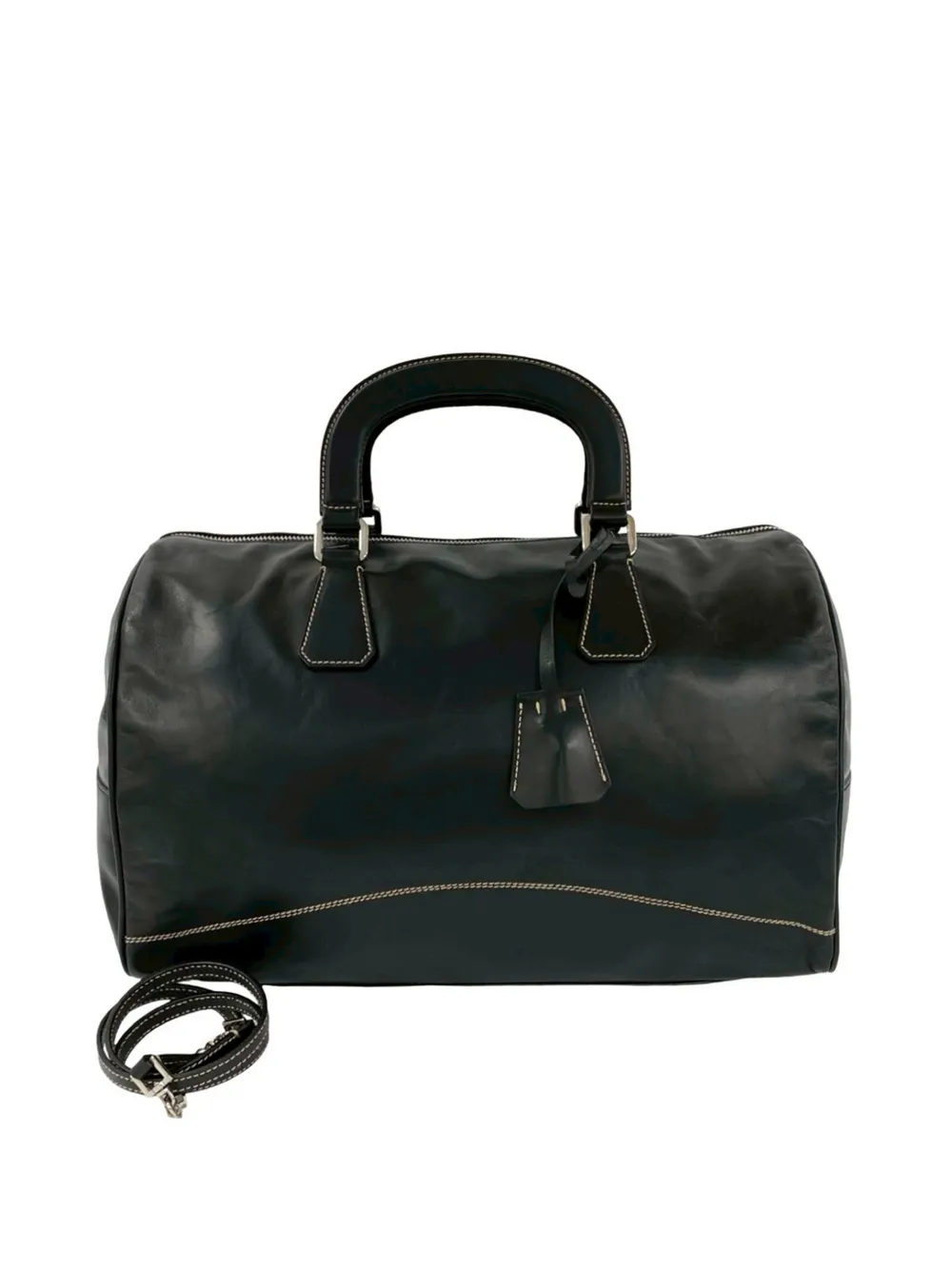Prada Pre-Owned 2000-2013 Soft Calf Boston Bag satchel - Nero