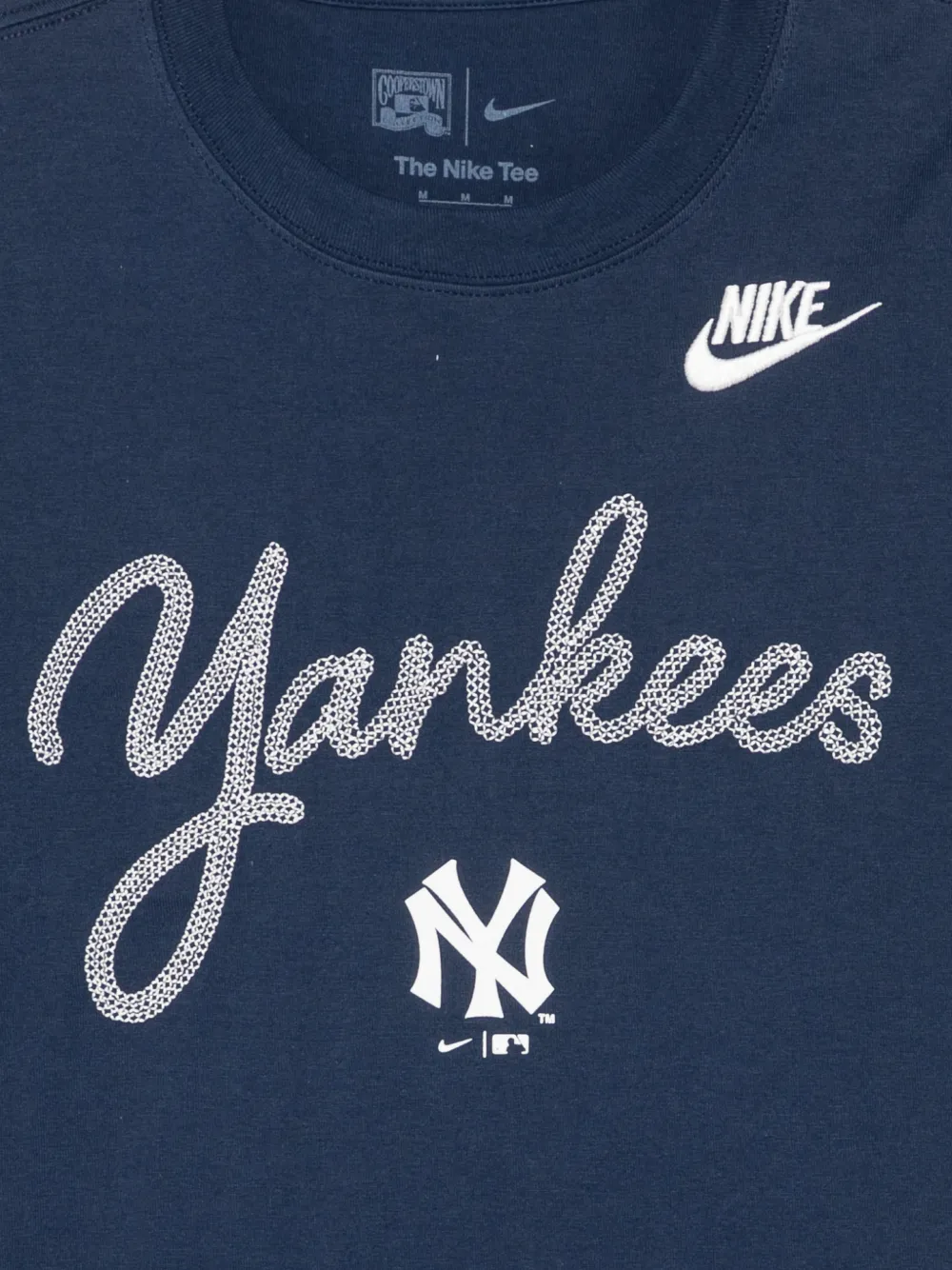 Nike x MLB New York Yankees T-shirt met logoprint Blauw