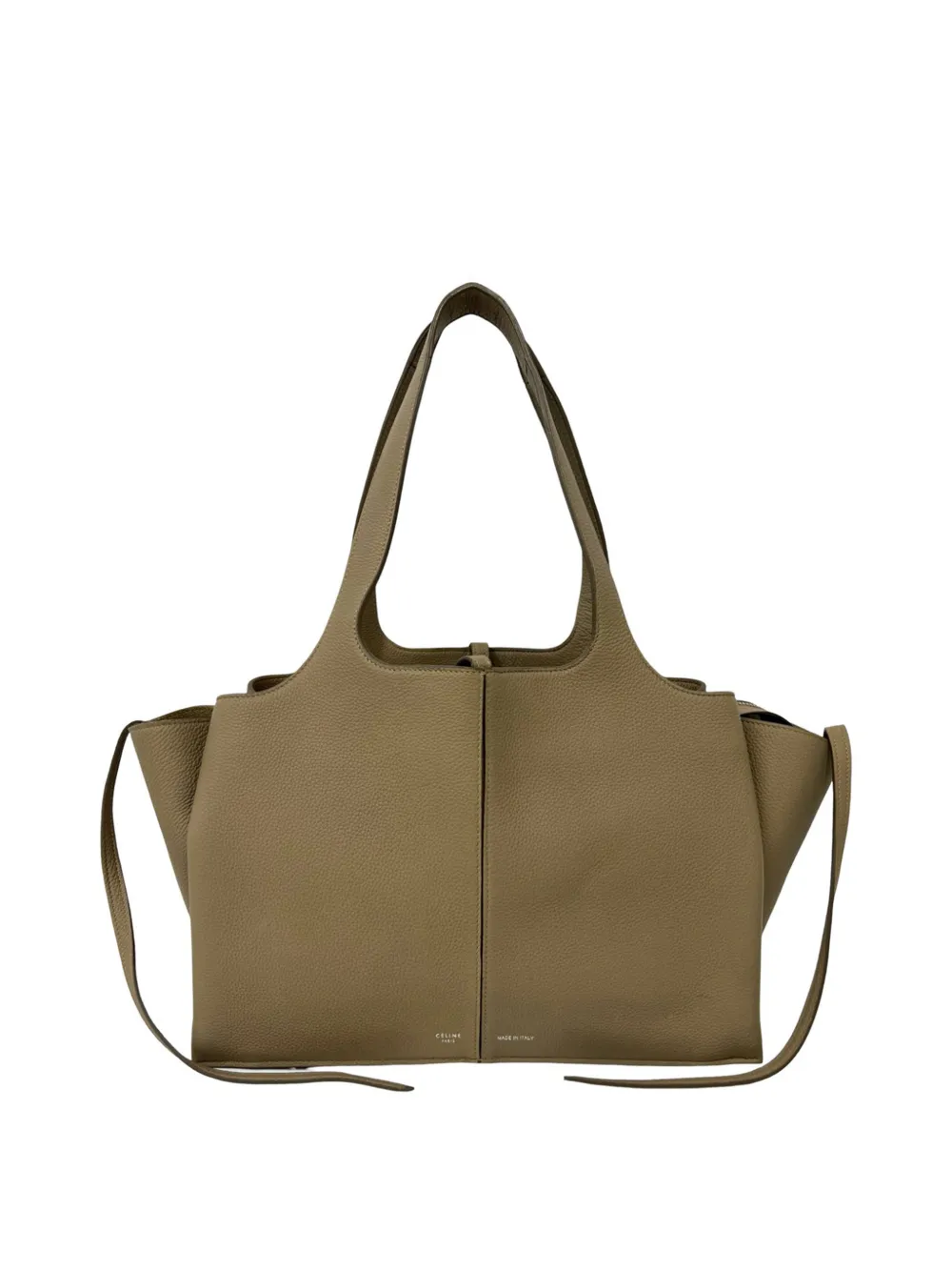 Celine Pre-Owned 2016 Small Grained Calfskin Trifold tote bag - Toni neutri