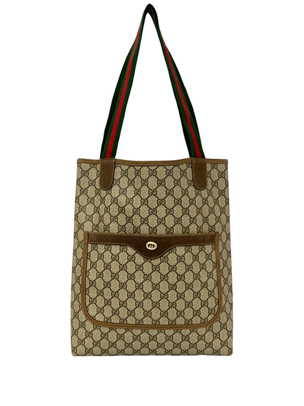 Gucci Pre-Owned 20th Century GG Supreme Web tote bag - Toni neutri