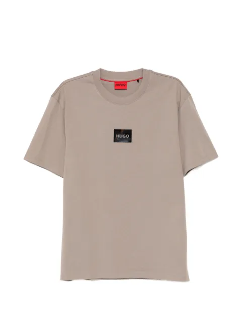 HUGO logo-patch T-shirt