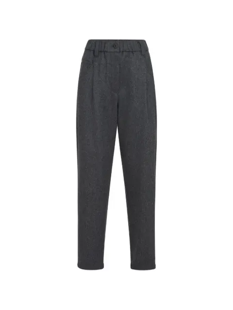 Brunello Cucinelli pantalones baggy con detalle de cadena Monili