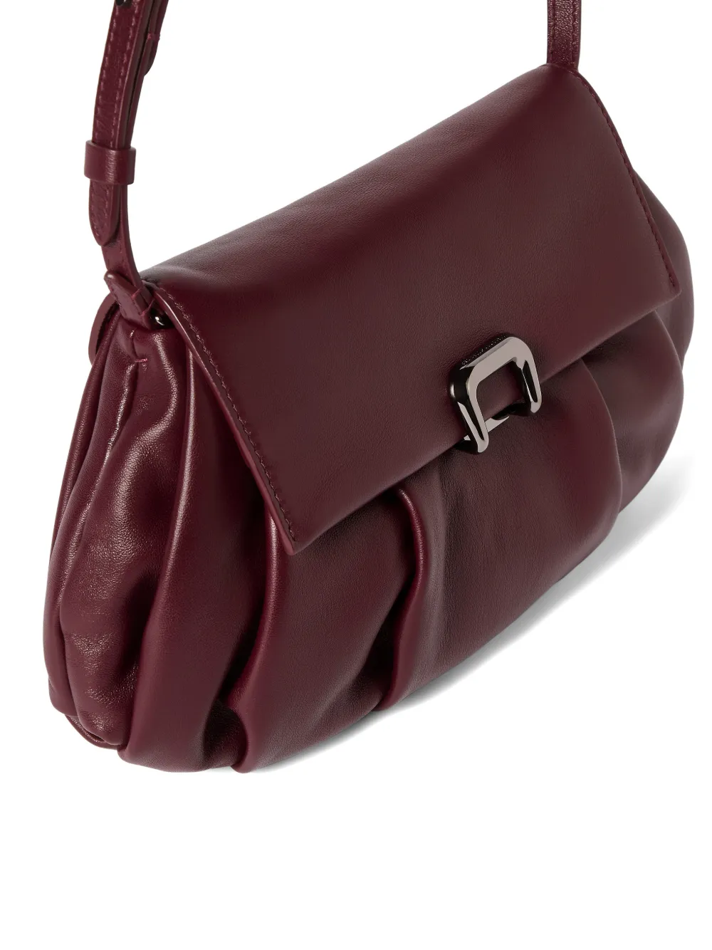 Brunello Cucinelli Boule nappa leren tas Rood
