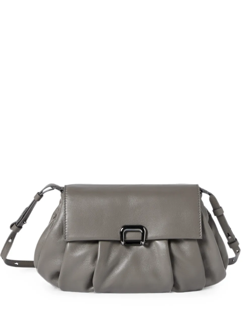 Brunello Cucinelli Borsa a spalla Boule in nappa - Grigio