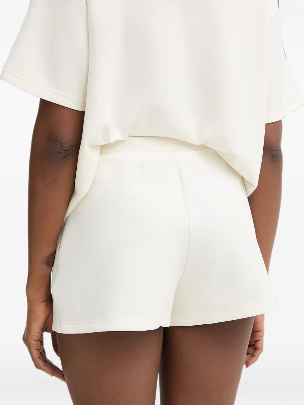 Karl Lagerfeld Shorts met logoprint Beige