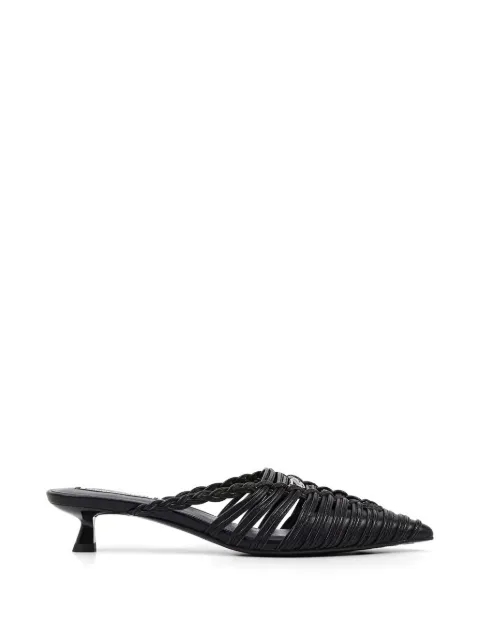 Karl Lagerfeld caged pointed-toe mules