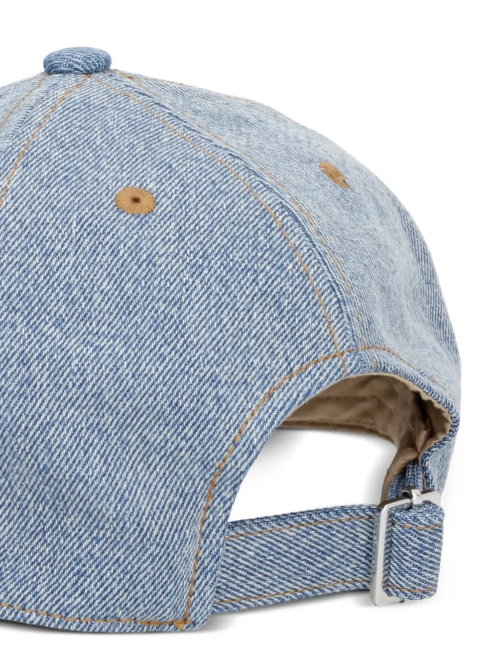 Karl Lagerfeld Jeans Pet met geborduurd logo Blauw