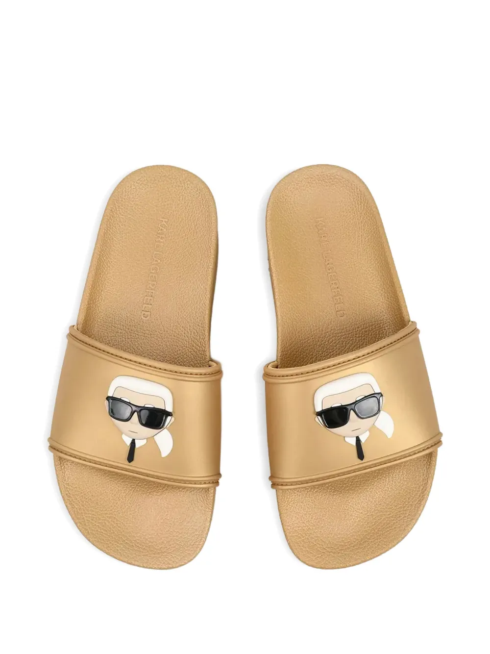 Karl Lagerfeld Kondo Maxi Ii platform slides Beige