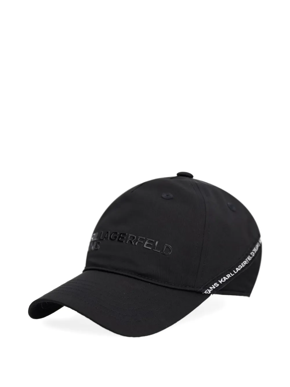 Karl Lagerfeld Jeans Logo-embossed Baseball Cap In Yellow