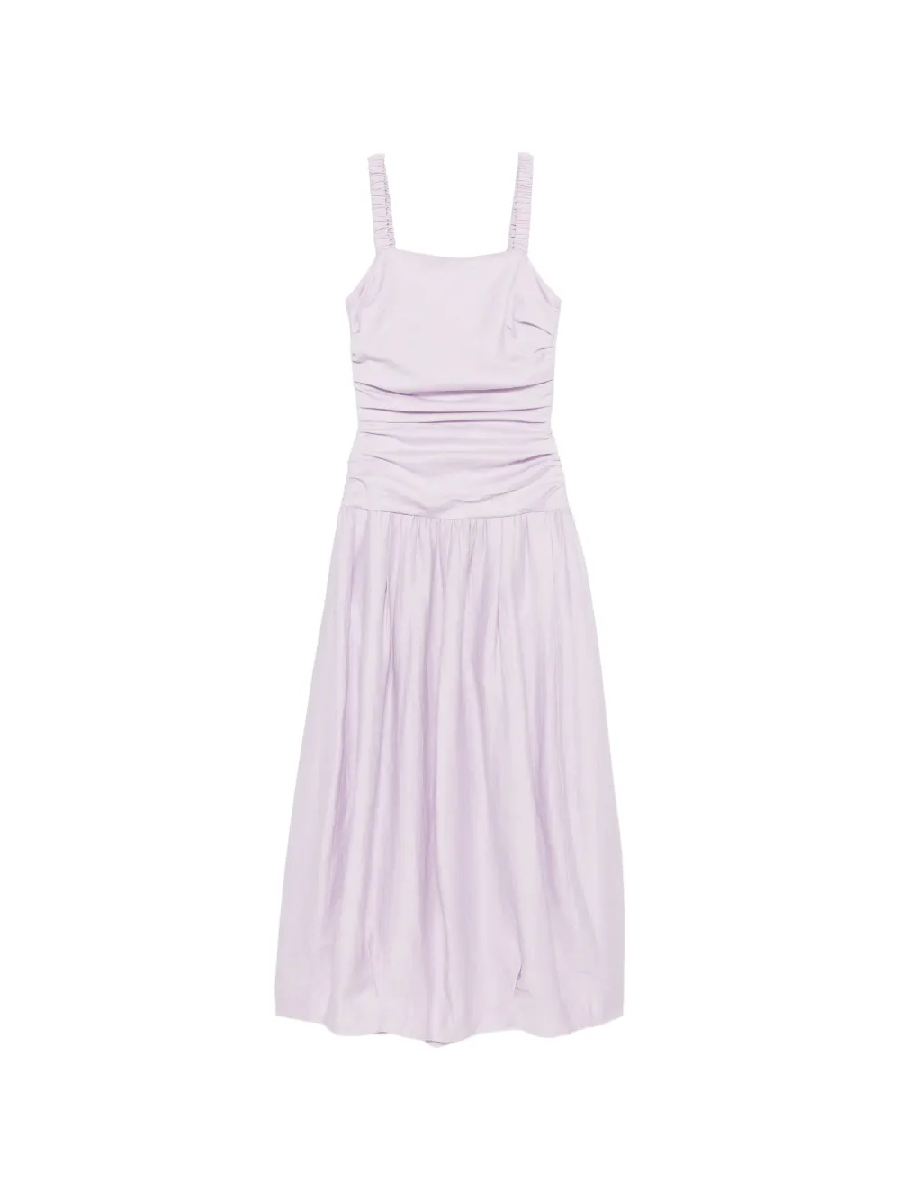 Tela ruched tie-back dress - Viola