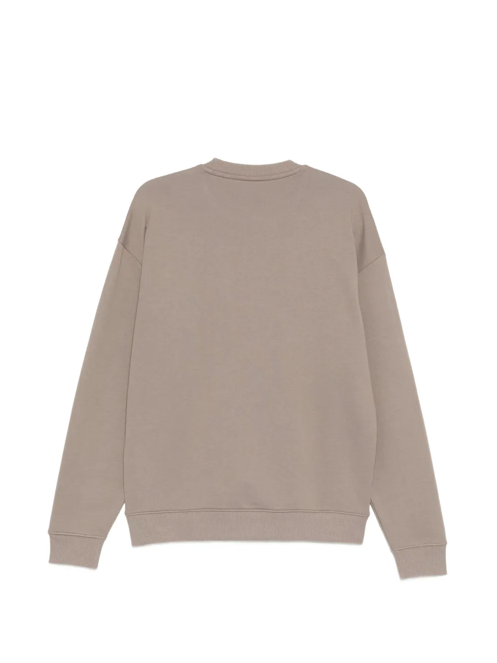 HUGO Sweater met logopatch Bruin
