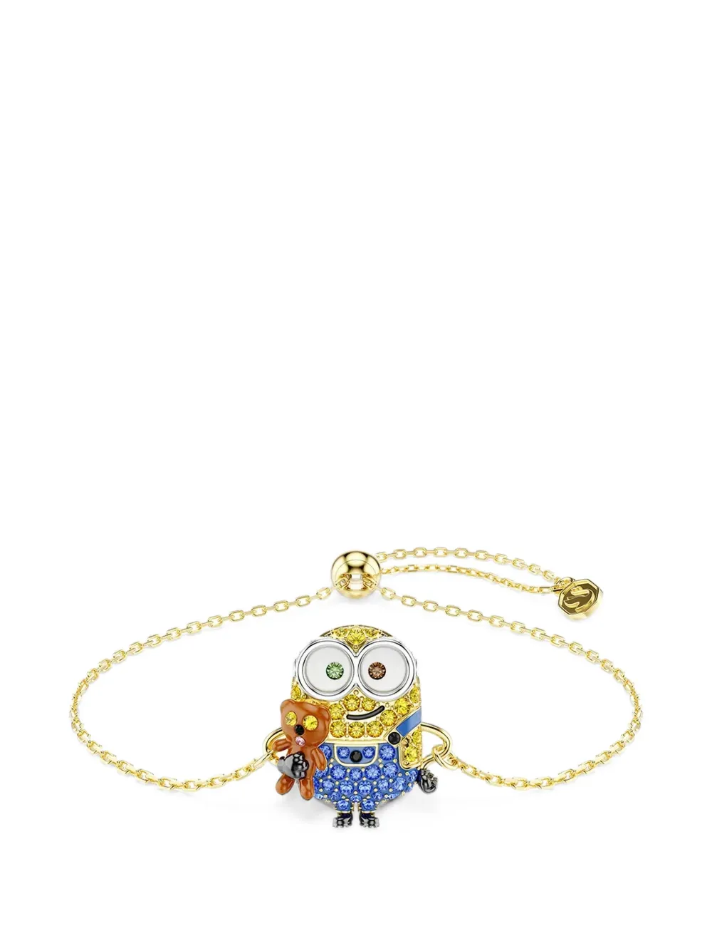 Swarovski Minions Bob crystal-embellished bracelet - Oro