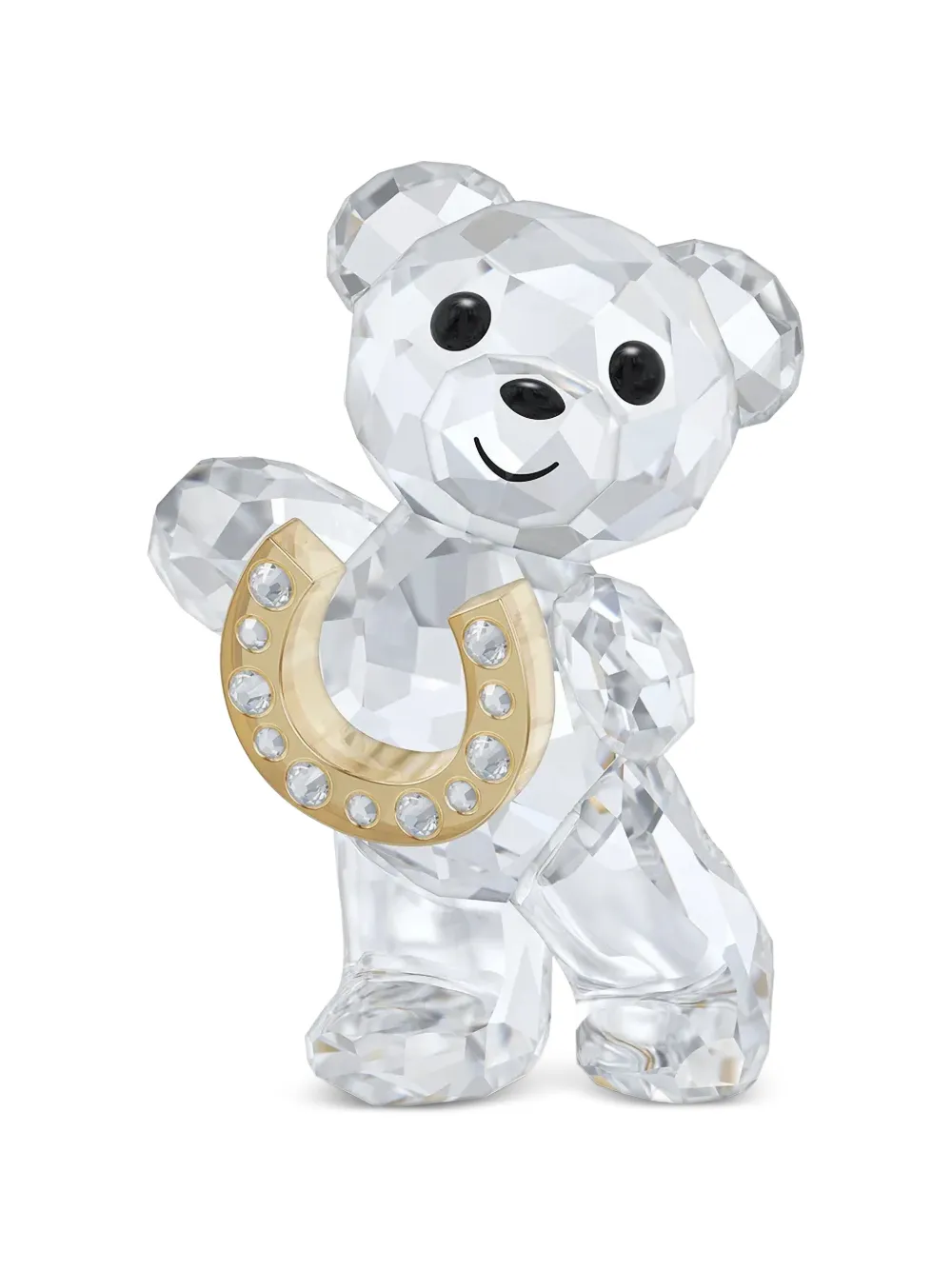 Swarovski Lucky Horseshoe Bear Kris figurine - Weiß