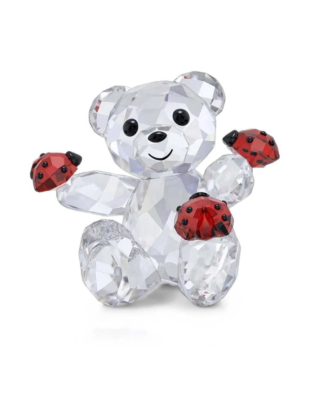 Swarovski Kris the Bear and Ladybugs Figur - Weiß