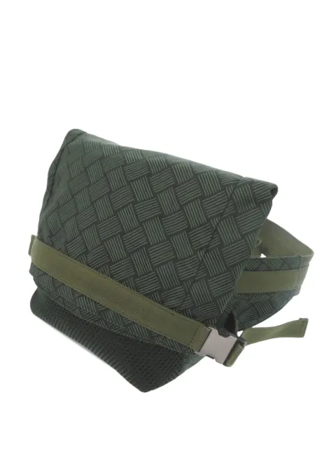 Bottega Veneta Pre-Owned cangurera Nylon and Mesh Intrecciato 2012-2026