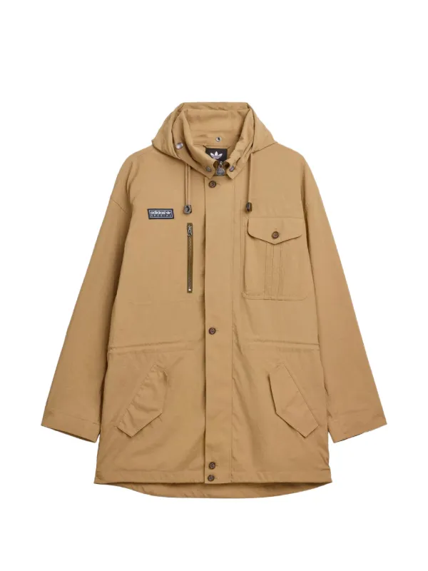  SPEZIAL パーカー　ジャケット　コート Adidas Longridge Spzl パーカーコート | ニュートラル | FARFETCH JP