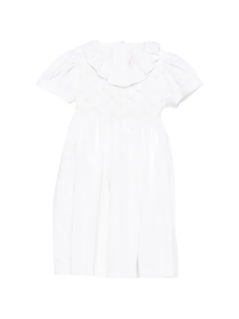 Mariella Ferrari ruffled-collar dress