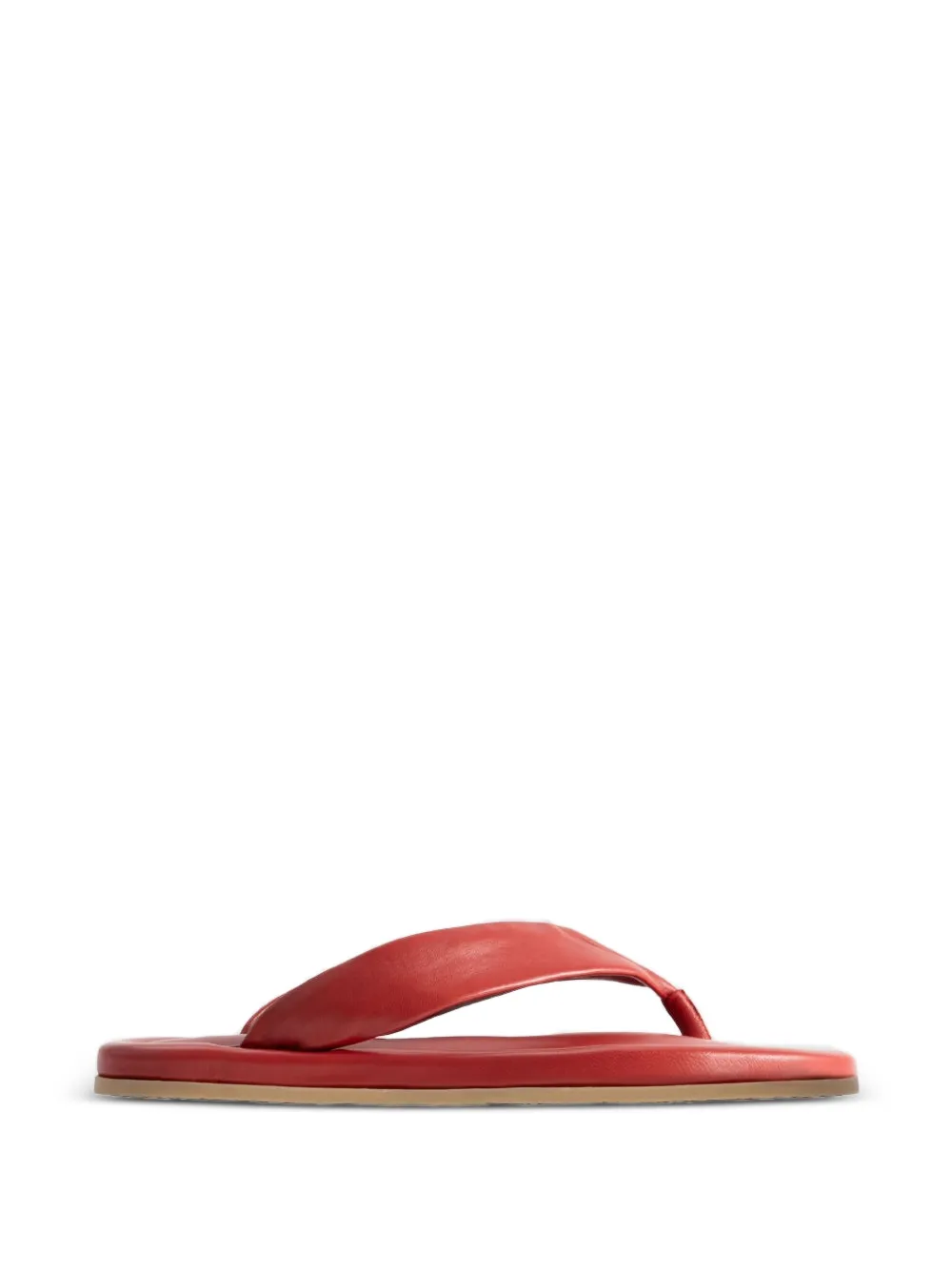BY FAR Dasha 2.0 leather sandals - Red