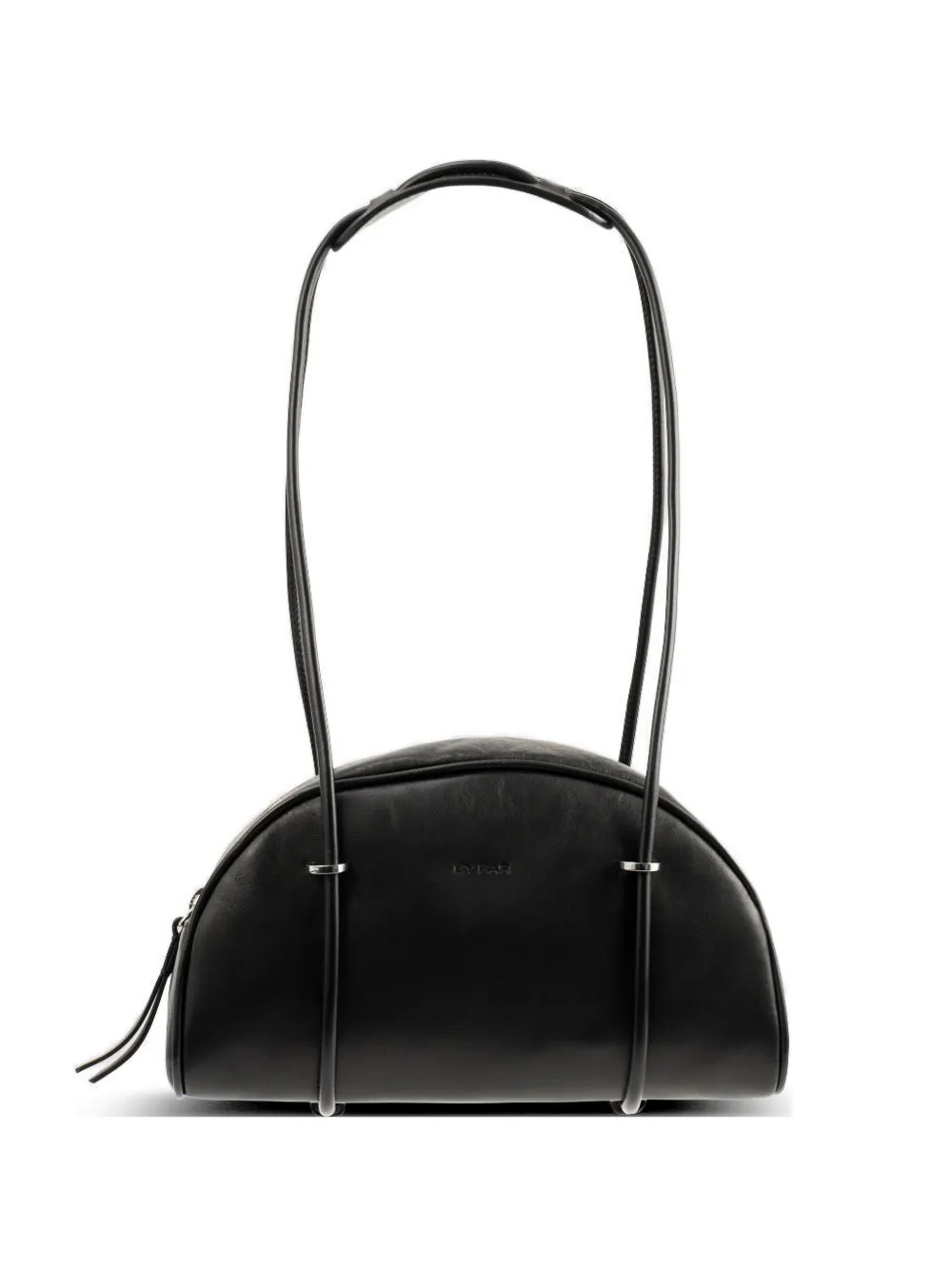 BY FAR Kimberly Bowler leather shoulder bag - Nero