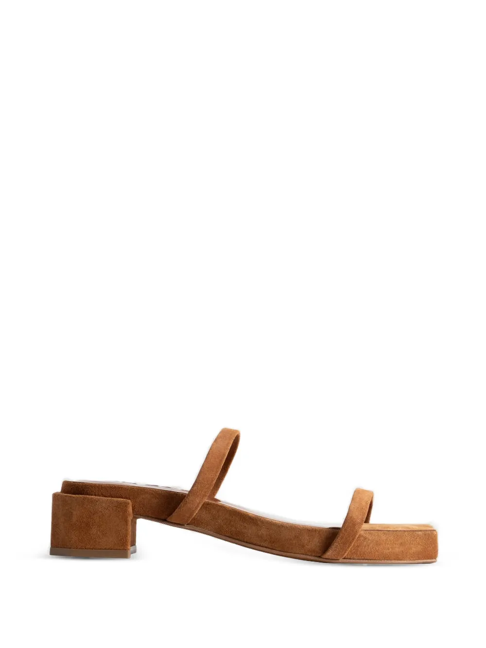 BY FAR Tanya suede sandals - Brown