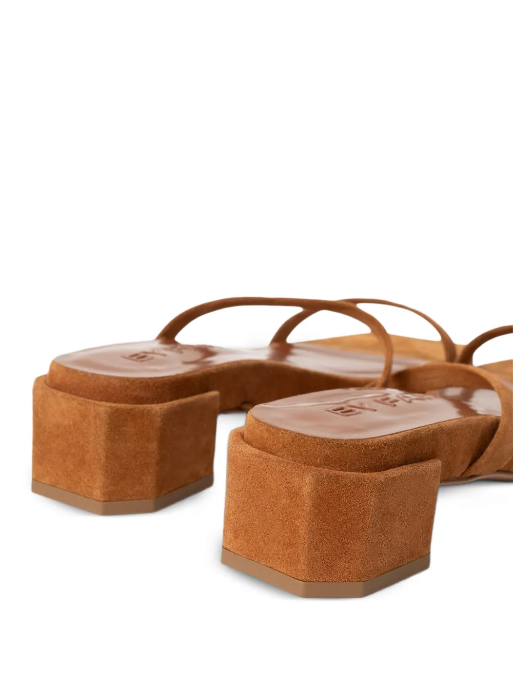 BY FAR Tanya suede sandals Bruin