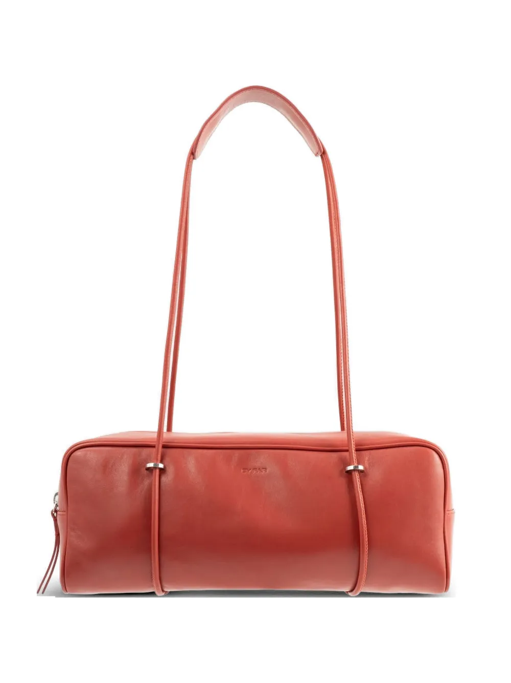 BY FAR Kimberly leather shoulder bag - Rosso