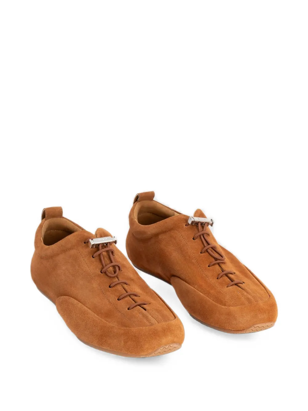 BY FAR Prudent suede sneakers Bruin