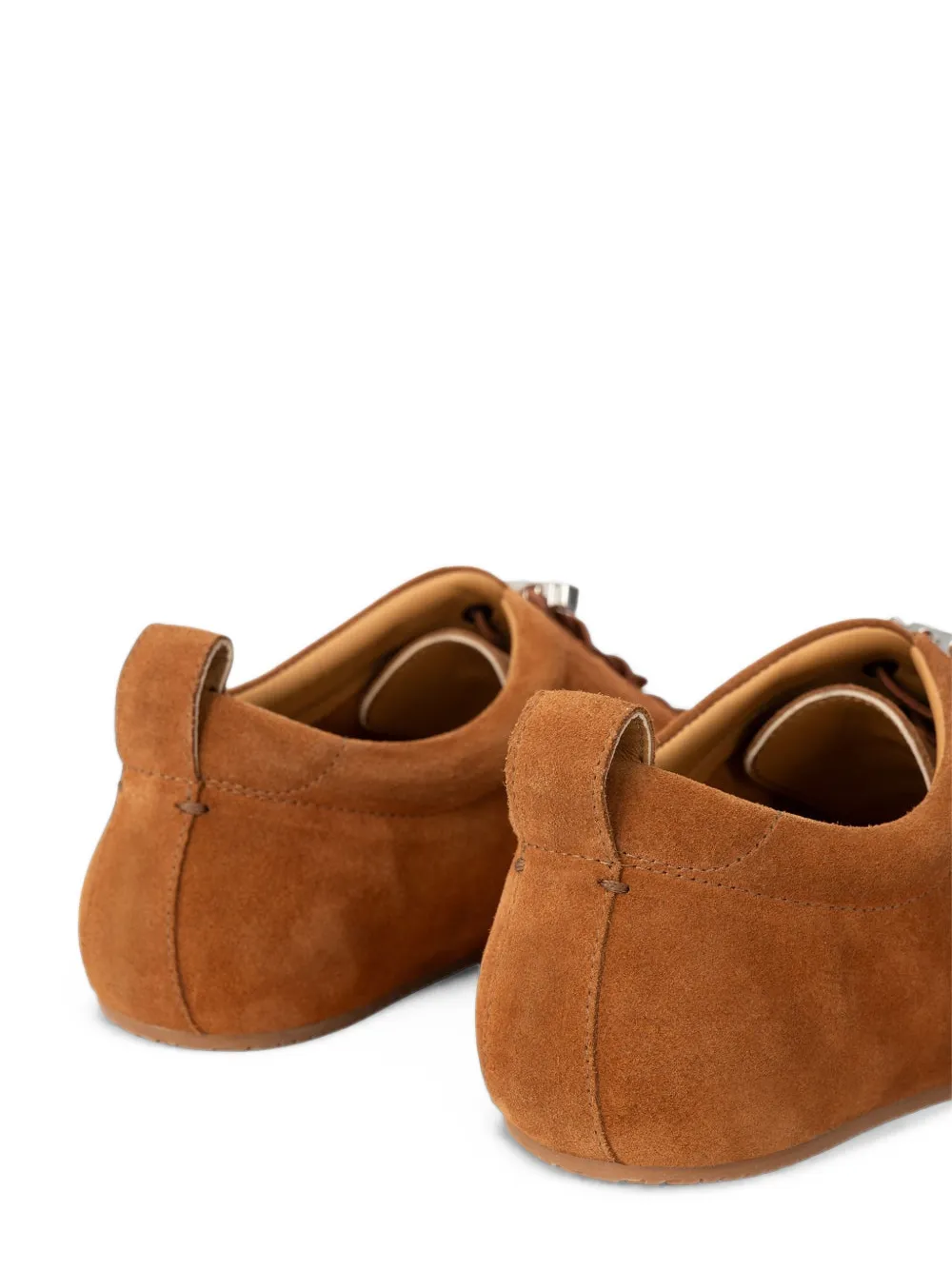 BY FAR Prudent suede sneakers Bruin