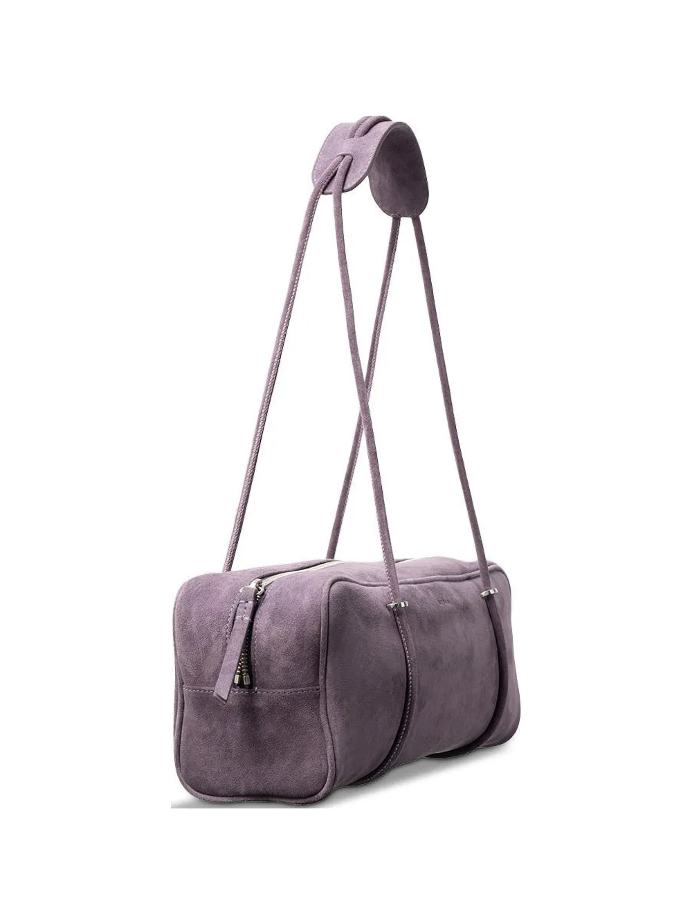 BY FAR Kimberly suede shoulder bag - Viola